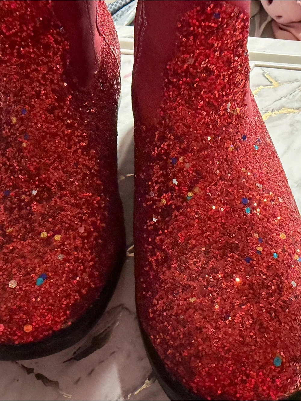 Glitter Cream Lipstick - Red Sparkle
